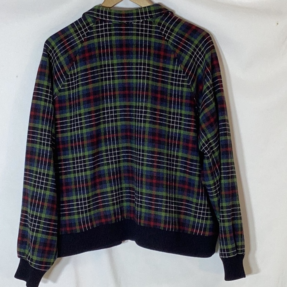Vintage Pendleton Plaid Wool Lined Jacket Size Xl - image 6